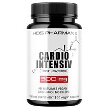 HDS Pharman, Cardio Intensiv, Trans - Resveratrol, 60 vegan Kapseln for sale  Shipping to South Africa