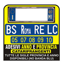 Adesivi targa auto usato  Pescara