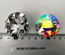 Used, 10pcs 35mm Large Stone Rhinestone Crystal Withcford Faceted Glass Jewels for sale  Shipping to South Africa