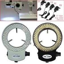 Lâmpada LED ajustável 144 microscópio anel lâmpada iluminadora plugue EUA/Reino Unido/UE/AU comprar usado  Enviando para Brazil