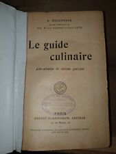 1921 guide culinaire d'occasion  Expédié en Belgium
