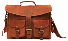 Usado, Qualität Tasche Neueste Leder Vintage Messenger Laptop-Tasche Original Schulter comprar usado  Enviando para Brazil