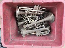Lote de trabajo de trompetas antiguas - se vende como se ve - restauración - piezas / reparación segunda mano  Embacar hacia Mexico