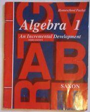 Saxon algebra incremental for sale  Stacy