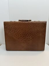 Used, Vintage Briefcase Ostrich Leather Beautiful for sale  Shipping to South Africa