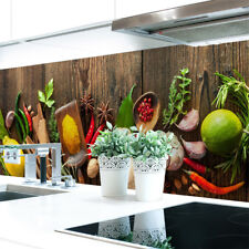 Küchenrückwand Spices on Wood Premium Hart-PVC 0,4 mm selbstklebend comprar usado  Enviando para Brazil