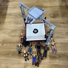 WWE Raw Wrestling Ring Scaffolding Play Set Mattel 2013 X10 Figures Jakks for sale  Shipping to South Africa
