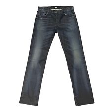 Hudson Jeans Mens 32 Dark Wash Dandy Slouchy Straight Leg Stretch Cotton Denim for sale  Shipping to South Africa