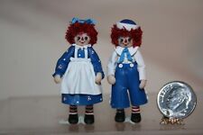 Casa de bonecas miniatura artista esculpido bonecas esfarrapadas Ann & Andy 1:12 pessoas 1:24 comprar usado  Enviando para Brazil