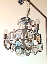 RARE CHANDELIER GAETANO SCOLIARI 1970 DESIGN CHANDELIER Chandelier for sale  Shipping to South Africa