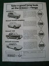 Renault gordini dauphine for sale  BRISTOL