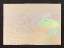 1991 MARVEL UNIVERSE #5 FANTASTIC FOUR VS MOLE MAN SILVER HOLOGRAM INSERT CARD for sale  Shipping to South Africa