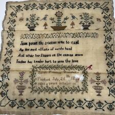 Antique victorian sampler for sale  CHRISTCHURCH