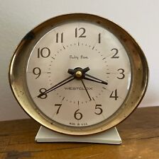 Relógio despertador vintage 1960s WESTCLOX BIG BEN ouro creme metal corda - Funciona! comprar usado  Enviando para Brazil