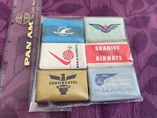 Lote de 6 mini barras de sabão da era dos anos 50-70 World Airlines -KAL/WO/CO\PAA/BN/CAAC comprar usado  Enviando para Brazil