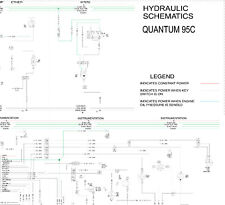 Diagrama manual esquemático hidráulico CASE IH TRACTORS QUANTUM 95C comprar usado  Enviando para Brazil