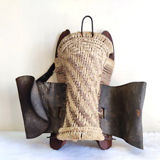 Usado, Silla de montar antigua de madera hecha a mano para caballo vestida de cuero antigua coleccionable WD210 segunda mano  Embacar hacia Argentina