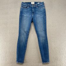 Jeans feminino skinny armação 29 Le Skinny De Jeanne cintura alta jeans elástico azul comprar usado  Enviando para Brazil
