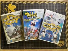 Lote 3 Rayman Raving Rabbids Returns Party Go Home Nintendo Wii Japão NTSC-J, usado comprar usado  Enviando para Brazil