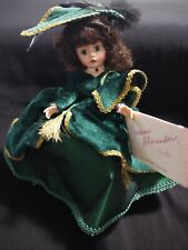 Vestido cortina veludo verde boneca 10" Madame Alexander SCARLETT E o Vento Levou comprar usado  Enviando para Brazil