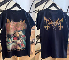 Camiseta Mayhem Dawn Of The Black Hearts Albums manga curta preta 2 lados NH9649 comprar usado  Enviando para Brazil