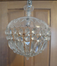 Vintage crystal chandelier for sale  Worthing