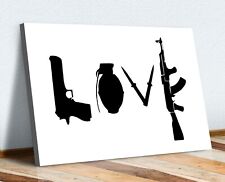 Banksy love weapons for sale  LONDONDERRY