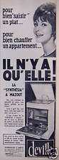 Publicité 1961 deville d'occasion  Compiègne