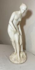 antique 1800's hand carved female nude lady figural Italian marble sculpture art for sale  Shipping to Canada