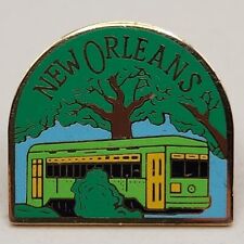 Broche de lapela New Orleans Louisiana carrinho lembrança NOLA esmalte tom dourado comprar usado  Enviando para Brazil