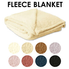 Blanket teddy fleece for sale  LEICESTER