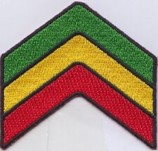 Rasta chevrons embroidered for sale  San Gabriel