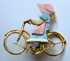 Broche fillette bicyclette d'occasion  Perros-Guirec