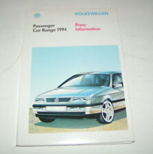 Press kit / press kit - VW 1994 - Polo, Golf III, Vento, Corrado, T4 Caravelle for sale  Shipping to South Africa