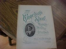 Used, 1905 Sheet Music The Winnebago Shore March  Two Step by Otto Daus Oshkosh Wis Wi for sale  Shipping to South Africa