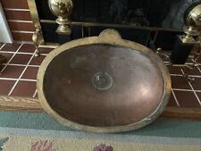 Vintage copper oval for sale  Shipping to Ireland