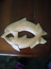 Wooden carved dolphins for sale  Mishawaka