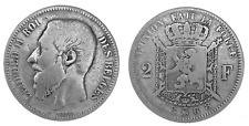 Belgien2 francs 1868 gebraucht kaufen  Rüppur