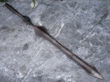 Vintage African Iron Steel Hunting Head Spear Mozambique Macondes Tribe Origin for sale  Shipping to South Africa