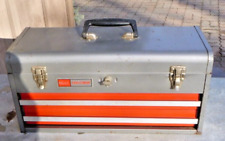 Vintage Sears Craftsman 2-Drawer Locking Toolbox with Key 20"L X 9.5"H X 8.5"D, used for sale  Shipping to South Africa
