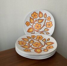 Assiettes vintage floral d'occasion  Grenoble-