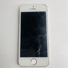 Apple iPhone 5s botão Home branco não funciona tela rachada desbloqueado apenas peças comprar usado  Enviando para Brazil