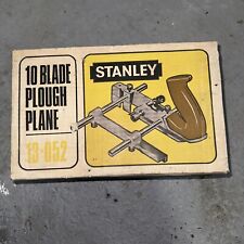 Boxed Vintage Stanley 10 Blade Plough Plane 13-052 No 1 Unused Condition, used for sale  Shipping to South Africa