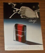 Used, Rare Advertising DAVIDOFF Cigarettes - The Good Life 1996 for sale  Shipping to South Africa