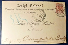 Cartolina commerciale 1913 usato  Campobello Di Licata