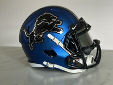 Usado, Mini capacete alternativo Lions novo 2024. Adesivos cromados cor oficial azul Honolulu comprar usado  Enviando para Brazil