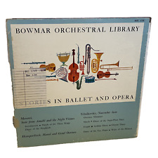 Bowmar Orchestral Library: Stories In Ballet And Opera (Vinyl, 1962) Bowmar for sale  Shipping to South Africa