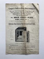 Vintage cooper safe for sale  LONDON