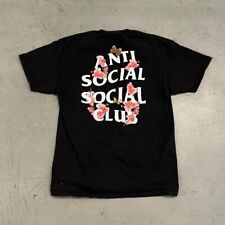 Camisa masculina anti-social clube flor de cerejeira grande preta street wear hype comprar usado  Enviando para Brazil