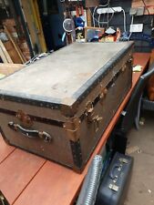 Vintage steamer trunk for sale  BOURNE